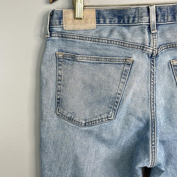 Everlane Men's Light Blue The Organic Slim Fit Jeans Distressed 32 32 - Picture 5 of 11